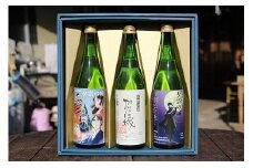 【16018】本醸造酒「夕雲の城」×2本・「加治田城」×1本(720ml)