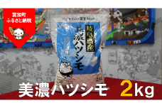【5033】美濃ハツシモ2kg　令和４年度産