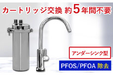 【150010】 浄水器 アンダーシンク ビルトイン アンダーシンク浄水器 ビルトイン浄水器 有機 フッ素 化合物 PFAS PFOS PFOA 除去 メンテナンス不要 水栓 5年間 長寿命 カートリッジ交換不要 浄水 業務用 浄水機 飲む 飲み水 トリハロメタン 水 塩素 塩素除去 ふるさと納税 ギフト プレゼント 岐阜県 メーカー直送 ドリームバンク