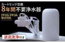 【61002】浄水器【ビューク】 浄水器 8年交換不要 逆流洗浄 【取付簡単】 据置型浄水器 PFAS PFOS PFOA 除去 有機 フッ素 化合物 カートリッジ 交換不要 活性炭 塩素 塩素除去 浄水 据え置き 据置型 蛇口 蛇口直結式 ポット型 ふるさと納税 ギフト プレゼント 岐阜県 メーカー直送 ビューク beaq ドリームバンク