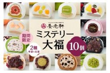 【期間限定】養老軒のミステリー大福　10個入（2種類×5個）│お楽しみ 人気 旬 フルーツ ふるーつ スイーツ 大福 和スイーツ おやつ おかし お菓子 和菓子 日時指定可