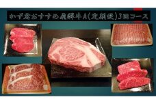 M-2 かず君おすすめ飛騨牛A（定期便）3回コース