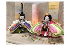 350.伝統工芸士 蘇童のひな人形『手まり雛 ころろ』白桜　コンパクト親王飾り