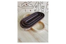 Oval Tray 筆記具トレー ステーショナリーケース 筆記具 トレイ (447)