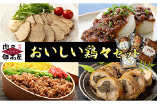 美味しい鶏々セット そぼろちゃん・みそぼろー・チキンロール・紅茶鶏 鶏肉 鶏そぼろ 肉味噌 肉巻き ごぼう巻き かやくごはん 肉 加工品 (525)