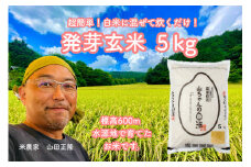 【10月1日発送開始】農家直送『山ちゃんの発芽玄米』5kg (359)