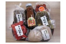 白川町で採れた農産物の「まごころ玉手箱」6種詰合せ 漬物 粕漬け 梅干し 味噌 こんにゃく 白川町 / てまひまグループ [AWAB001]