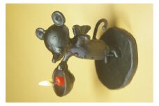 鉄工芸品 野ねずみチュー太のキャンドルサービス 手作り 鉄製 白川町 / 鉄の造形工房のぶアート＆クラフト [AWAU018]