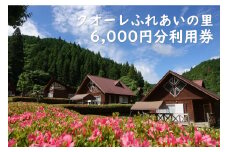 クオーレふれあいの里 利用券（6,000円分）宿泊券 キャンプ チケット アウトドア BBQ 白川町 / 美濃白川クオーレの里 [AWAP002]