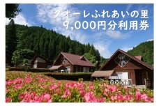 クオーレふれあいの里 利用券（9,000円分）宿泊券 キャンプ チケット アウトドア BBQ 白川町 / 美濃白川クオーレの里 [AWAP003]