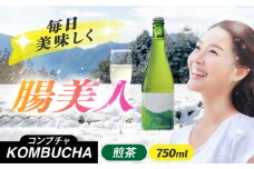 煎茶コンブチャ　fog-sencha 750ml オリジナルコンブチャ お茶 発酵飲料 腸活 白川町 / 新田製茶 [AWBK006]