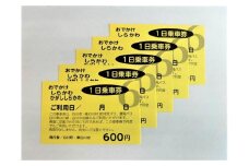 白川町 バス1日乗車券 5枚 / 乗車券 バス 路線バス 予約バス チケット 乗り物 チケット 観光 バス代 バスチケット / 白川町 / おでかけしらかわ [AWBS001]