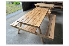 No.252　東濃ひのき製テラスベンチ