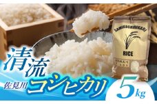 【令和6年度 新米】清流 佐見川 コシヒカリ 5kg 米 コメ こしひかり 白川町 / S.K.C [AWAX001]