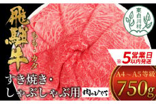 【スピード発送】 飛騨牛 もも カタ 750g すき焼き しゃぶしゃぶ A5 A4 国産 牛 冷凍 和牛 牛肉 かた カタロース 肩ロース もも肉 かた 赤身 ギフト 贈答 にく お肉 肉 東白川村 岐阜 飛騨 贅沢 霜降り 肉のひぐち 20000円 すぐ届く 即納 最短発送 最速発送