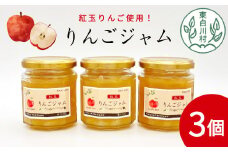 国産紅玉使用！ りんごジャム 3個 180g×3個 果物 フルーツ ジャム りんご 紅玉 リンゴ アップル 東白川村 岐阜 国産 つちのこの村 5500円