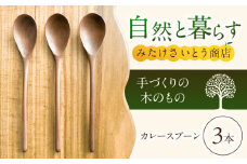 手づくりのカレースプーンの３本セット　～みたけさいとう商店～ [AVAZ006]