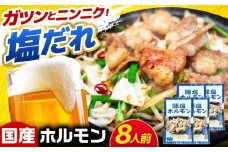 岐阜県産豚もつの鉄板焼き「元祖みたけとんちゃん」豚塩味（8人前） / モツ もつ 白もつ ホルモン / 御嵩町 / 藤よし [AVAA039]