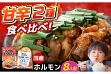 「元祖みたけとんちゃん」 【甘辛セット】 甘辛みそ味×昔ながらのミックスホルモン（8人前）/ モツ もつ ホルモン レバー / 御嵩町 / 藤よし [AVAA053]