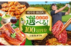 【あとから選べる】 岐阜県御嵩町ふるさとギフト 100万円分  飛騨牛 うなぎ ゴルフ場 あとから ギフト [AVBM015]