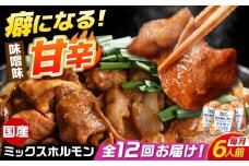 【12回定期便】 「元祖みたけとんちゃん」 昔ながらのミックスホルモン 3袋 / モツ もつ レバー ホルモン / 御嵩町 / 藤よし [AVAA087]