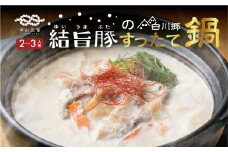 【年内配送受付延長！12/27ご決済完了まで】白川郷 ご当地鍋 結旨豚入り すったて鍋 2－3人前 鍋セット 結旨豚 すったて 鍋つゆ きくらげ 麺 鍋キット 深山豆富店 国産大豆 大豆ペースト クリーミー 鍋 具材付 飛騨 白川郷 ご当地 伝統食材 ヘルシー 10000円 年内発送 年内お届け