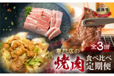 焼肉 定期便 3回 お届け てんから [S577]