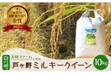 【先行予約】令和6年産 白川郷 戸ヶ野のミルキークイーン 10kg  [S586]