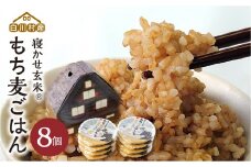 白川村産 寝かせ玄米もち麦ごはん 8個[S700] 
