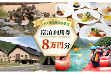 トヨタ白川郷自然學校 ホテル 宿泊利用券 8万円分 宿泊券 寄附金額 267000円 [S779]