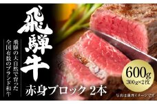 飛騨牛 赤身ブロック[塊] 600g（300g×2） 冷凍真空パック | 肉 お肉 ローストビーフ 煮込み 焼肉 焼き肉 やきにく BBQ 黒毛和牛 和牛 人気 おすすめ 牛肉 ギフト お取り寄せ [MZ021]