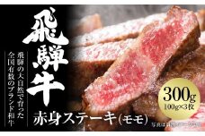 飛騨牛 赤身ステーキ 300g（100g×3） 冷凍真空パック | 肉 お肉 ステーキ モモ肉 黒毛和牛 和牛 人気 おすすめ 牛肉 ギフト お取り寄せ [MZ025]
