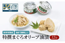 【310】特撰まぐろオリーブ油漬詰合せ　12缶入◆