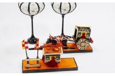 雛具「御所車御駕籠＆ぼんぼり」◆