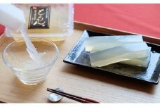 突いて食べるところてん（たれ・突き棒付き）16食セット　伊豆産天草100％ところてん■