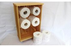 トイレットペーパーストッカー6巻　刑務所作業製品　静岡刑務所製作■