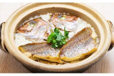 「駿河湾産天然真鯛1匹使用」鯛めしセット【なすび総本店】【配送不可：北海道・沖縄・離島】■