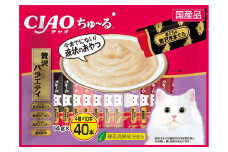 猫用おやつ　いなば CIAO チャオ ちゅ～る・贅沢バラエティ320本 （14ｇ40ｘ8袋）セット（ キャットフード  ペットフード   ）静岡市
