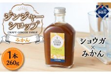 ジンジャーシロップ　みかん　2本セット◇