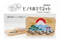 静岡県産ヒノキのマグネット《３種セット》静岡の風景を、ヒノキの香りとともに。□