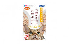 プラスラブ 素材キッチン 二種の素材と天然水だけ まぐろ・鶏むね肉 猫用 40g×96(ケース）◆
