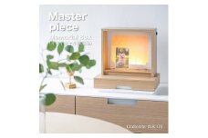 松永工房 MASTER PIECE オフィシャル限定品 メモリアルボックス＆メモリアルプレート ナチュラルカラー×ホワイトカラー ペットのお仏壇 供養 祈り 日本語縦書きメッセージ モダンインテリア シンプルデザイン マスターピース