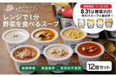 ★期間限定★ レンジで1分 野菜をMOTTO スープ 12個+4個 セット 期間限定 プレゼント レトルト インスタント 国産 ダイエット ベジMOTTOスープ  具だくさん 時短 手軽◆