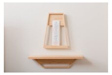 うかぶ神棚　台形　吊棚セット（桧材）【配送不可：沖縄・離島】