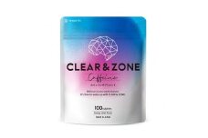 カフェインサプリメント Clear&ZONE クリアゾーン エナジードリンク味 ホスファチジルセリン プラズマローゲン 100錠入り 1袋