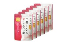 たっぷり贅沢 コラーゲン サプリ ヒアルロン酸 プラセンタ ビタミンC 配合 国内製造  6袋（6ヶ月分）