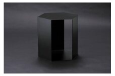 【板金屋がつくる】メタルインテリア シェルフ Honeycomb/Black 交互開放型