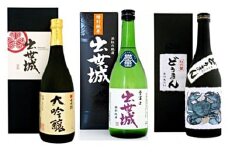 清酒・焼酎 詰め合わせ 720ml × 3本セット（大吟醸 出世城・出世城特別純米 誉富士・本格焼酎25° どうまん） [№5786-1457]