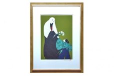 版画「井伊直虎と虎松」 [№5786-1687]