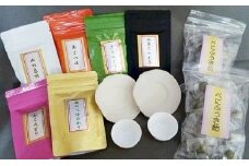 太田園の天竜茶　30g×9袋、茶皿×2個、茶飴×2袋 [№5786-1633]